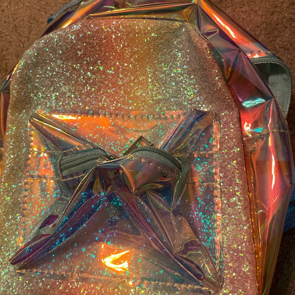 Holographic Glitter Backpack
